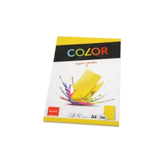 ELCO Papier pour photocopie Color A4, Jaune, 80 g-m²,100 Blatt