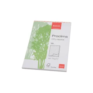 ELCO Bloc-notes Proclima A4, quadrillé, 100 feuilles