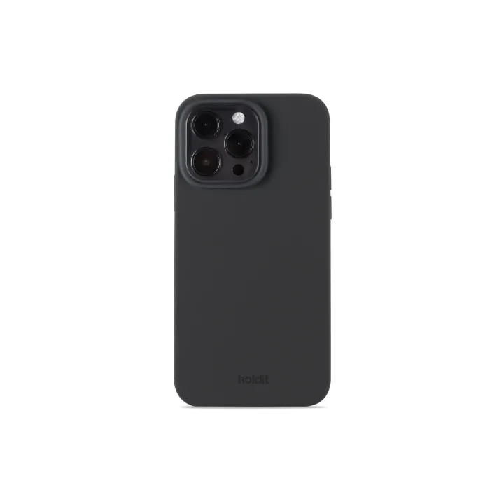 Holdit Coque arrière Silicone iPhone 14 Pro Max Noir