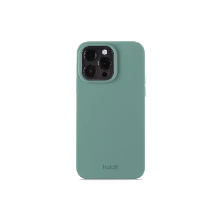 Holdit Coque arrière Silicone iPhone 14 Pro Max Vert