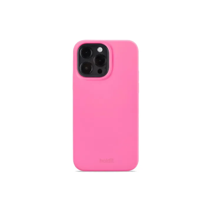 Holdit Coque arrière Silicone iPhone 14 Pro Max Rose