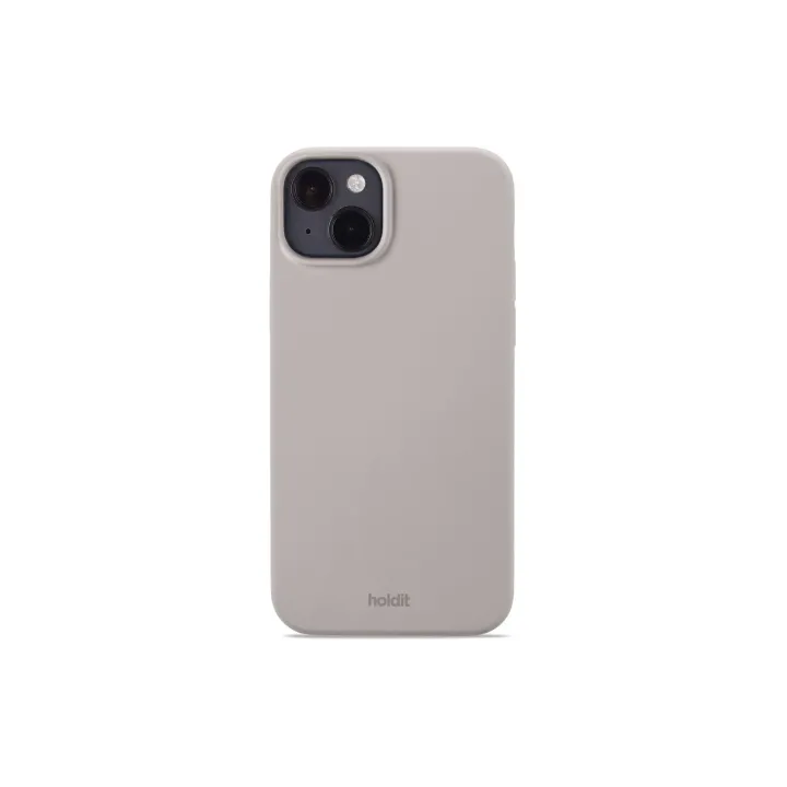 Holdit Coque arrière Silicone iPhone 14 Plus Taupe