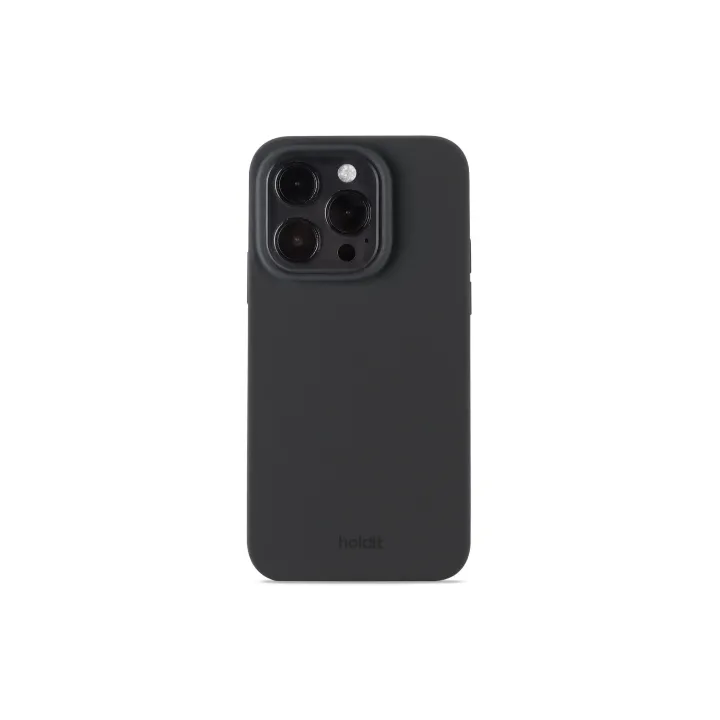 Holdit Coque arrière Silicone iPhone 14 Pro Noir