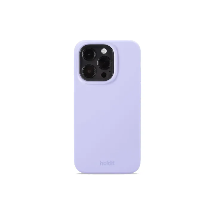 Holdit Coque arrière Silicone iPhone 14 Pro Lavande