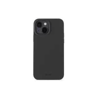 Holdit Coque arrière Silicone iPhone 14 Noir