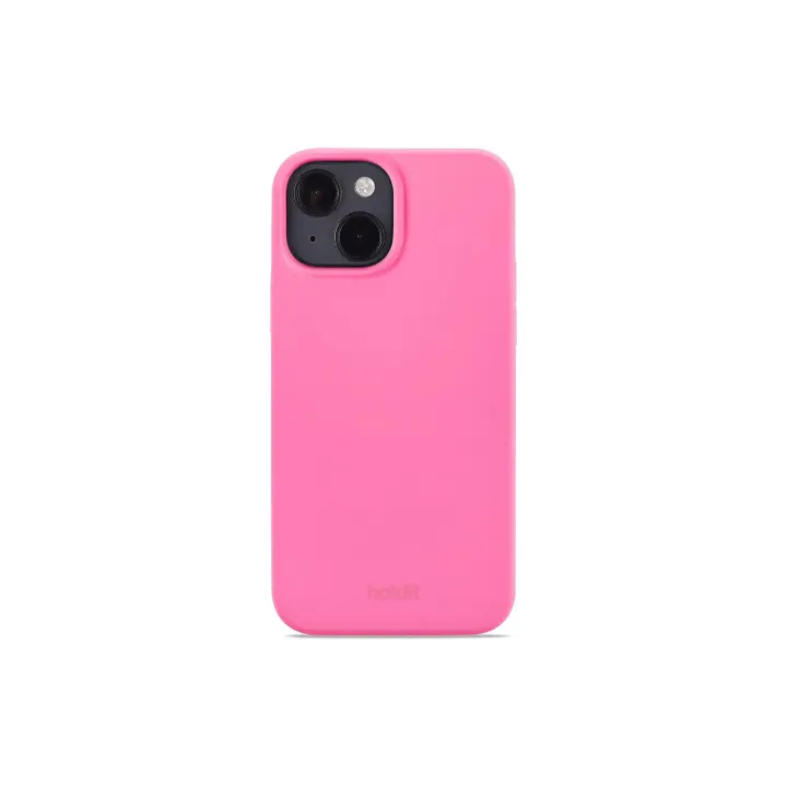 Holdit Coque arrière Silicone iPhone 14 Rose