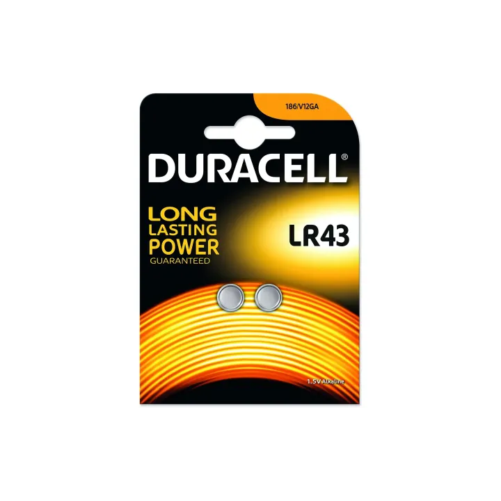 Duracell Pile bouton Alcaline LR43 2 Pièce-s