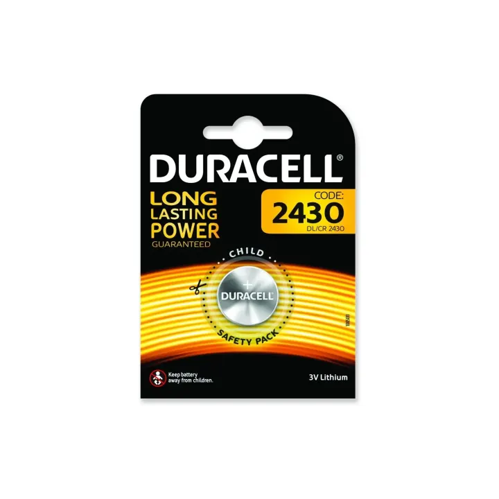 Duracell Pile bouton Lithium CR2430 1 Pièce-s