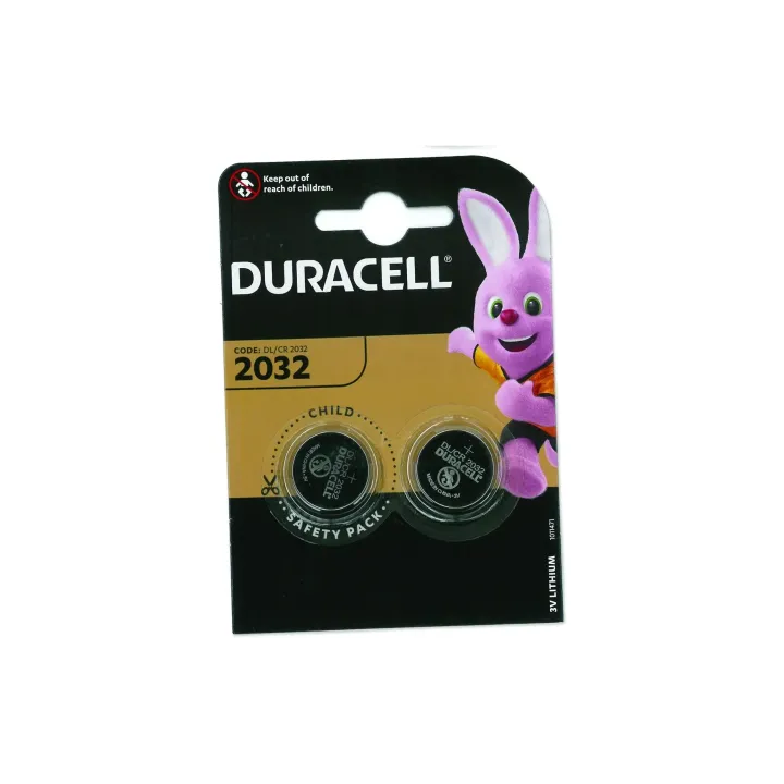 Duracell Pile bouton Lithium CR2032 2 Pièce-s