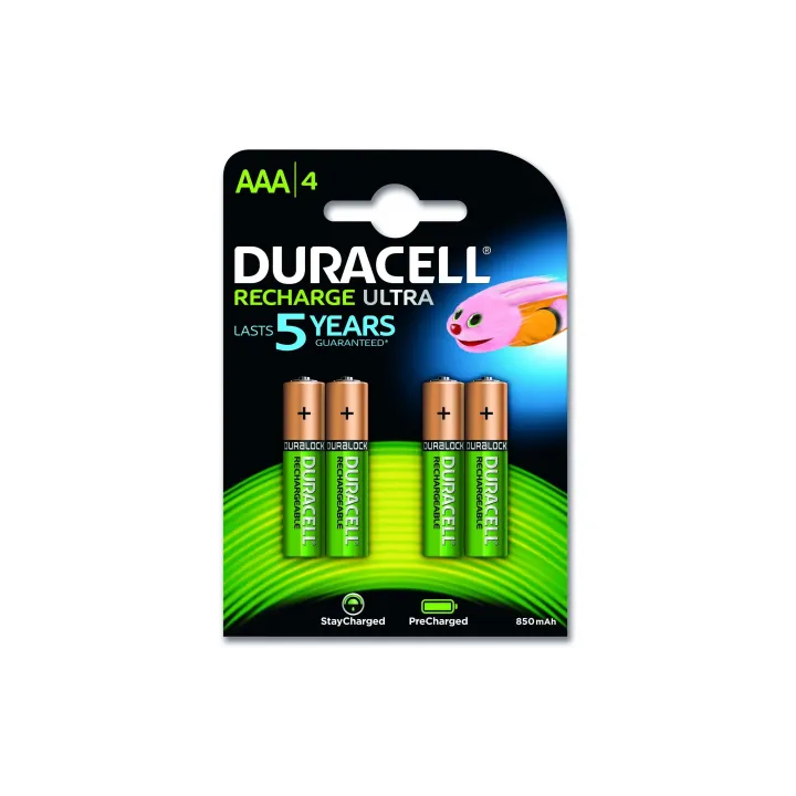 Duracell Recharge Ultra PreCharged AAA 850 mAh 4 Pièce-s