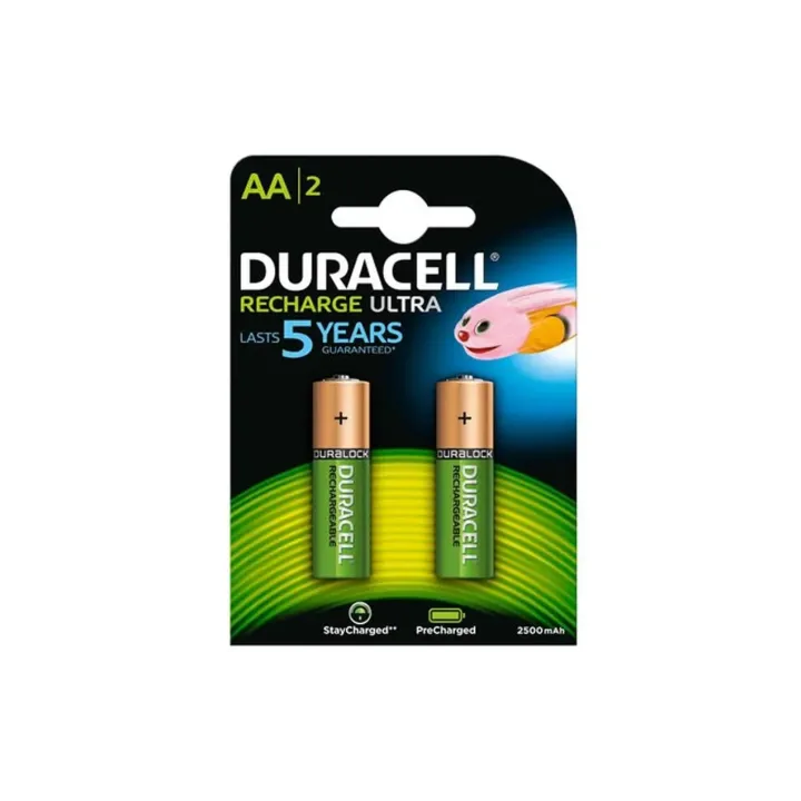 Duracell Batterie Rechargeable AA 2500 mAh 2 Pièce-s