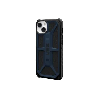 UAG Coque arrière Monarch iPhone 14 Plus Bleu mallard