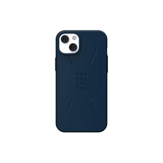 UAG Coque arrière Civilian Case iPhone 14 Plus Bleu mallard