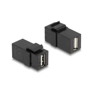 Delock Module Keystone USB 2.0 A Noir