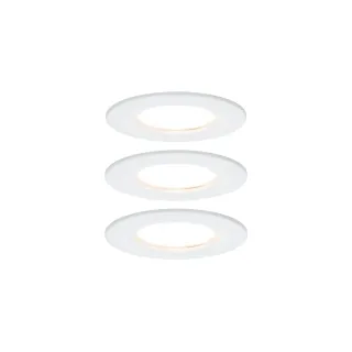 Paulmann Spot encastré Nova Coin Starr Set, 3 x 6 W, 2700 K, blanc