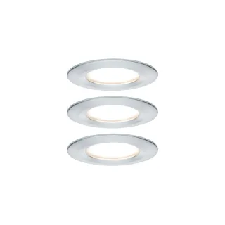 Paulmann Spot encastré Nova Coin Starr Set, 3 x 6 W, 2700 K, chrome