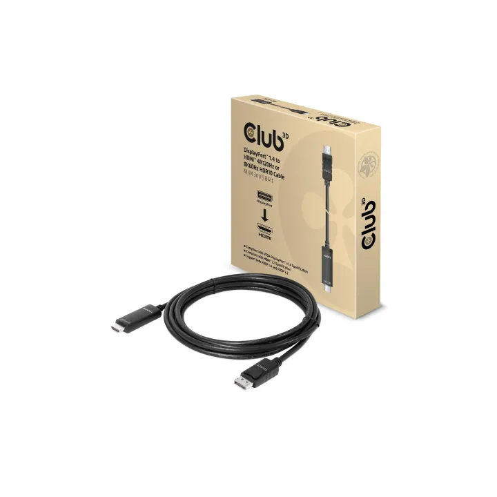 Club 3D Câble CAC-1087 DisplayPort - HDMI, 3 m