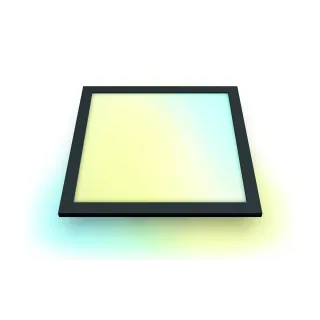 WiZ Panneau à LED Ceiling SQ, 36 W, 2700- 6500 K, noir