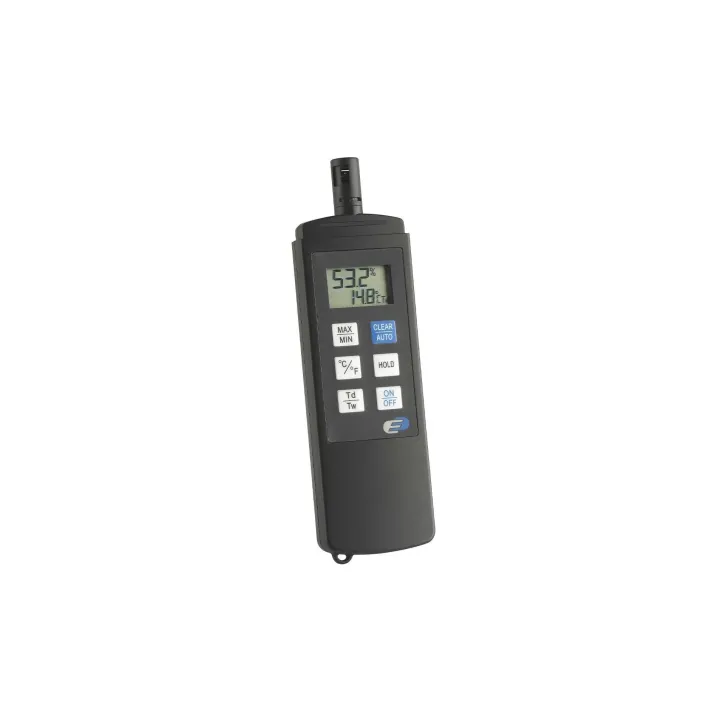 TFA Dostmann Thermo-hygromètre Digital Dewpoint Pro, Noir