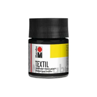 Marabu Peinture pour textile 50 ml, noir