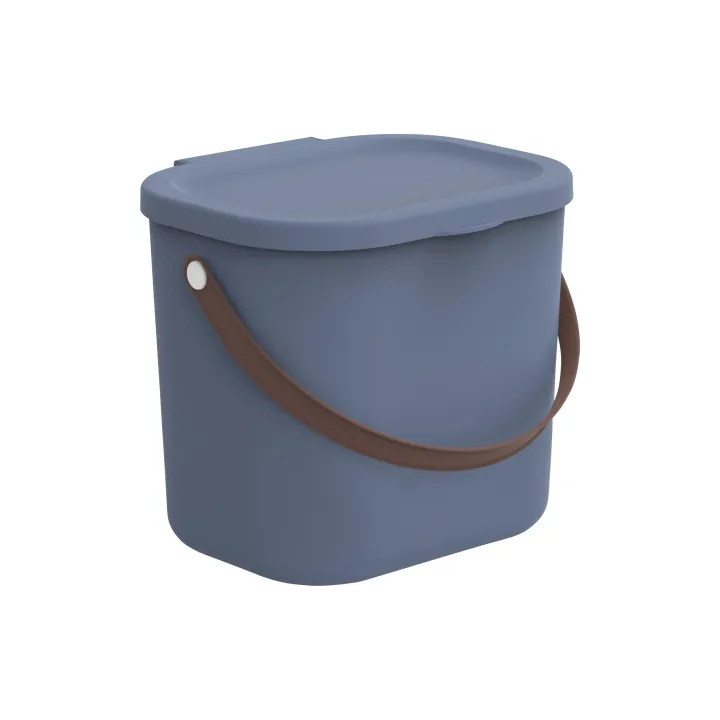 Rotho Boîte de rangement Albula 6 l, bleu horizon