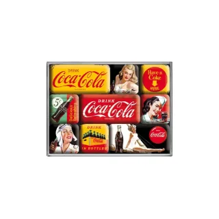 Nostalgic Art Set daimants Coca-Cola 9 Pièce-s, Multicolore