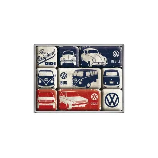 Nostalgic Art Set daimants VW The Original 9 Pièce-s, Multicolore