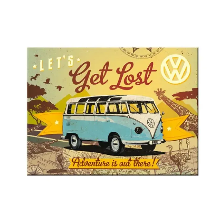 Nostalgic Art Aimant VW Bulli 1 Pièce-s, Multicolore