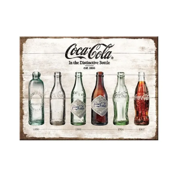 Nostalgic Art Aimant Coca-Cola Bottle Time 1 Pièce-s, Multicolore