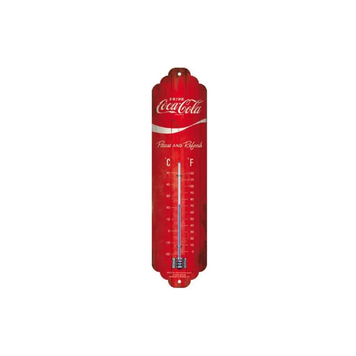 Nostalgic Art Thermomètre Coca-Cola 6.5 x 28 cm