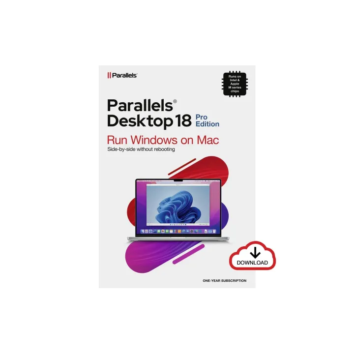 Parallels Desktop 19 Pro ESD, Abonnement, 1 an