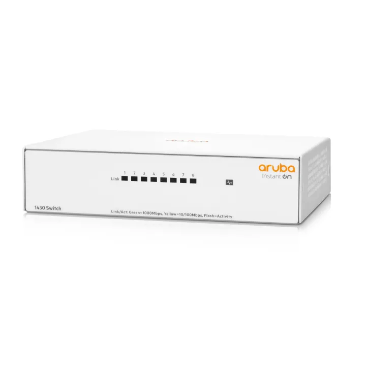 HPE Aruba Networking Switch Instant On 1430-8G (R8R45A) 8 Port