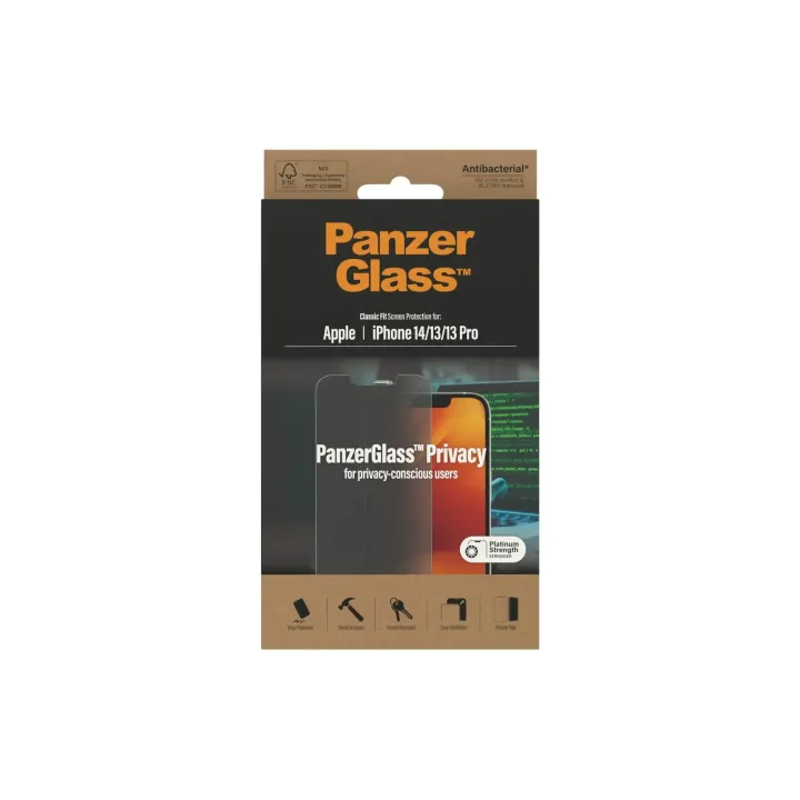 Panzerglass Protection d’écran Classic Fit Privacy iPhone 13-13 Pro-14