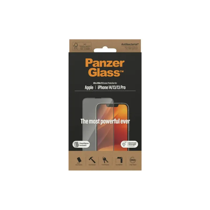 Panzerglass Protection d’écran Ultra Wide Fit iPhone 13-13 Pro-14