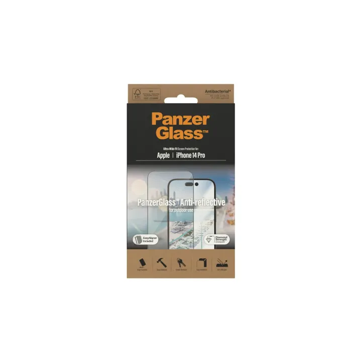 Panzerglass Protection d’écran Ultra Wide Fit Anti Reflective iPhone 14 Pro