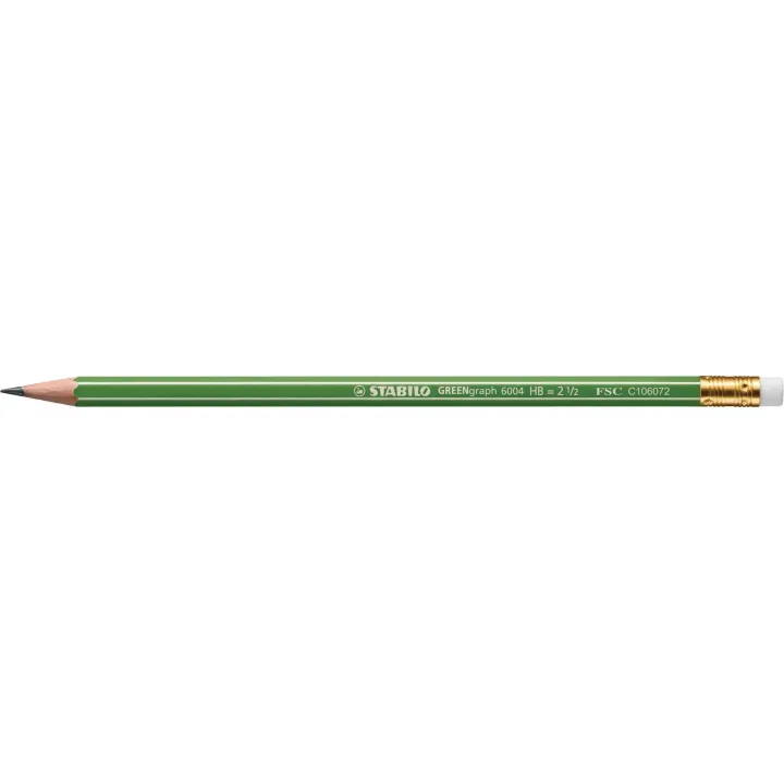 STABILO Crayon Greengraph HB, moyen (M), Vert