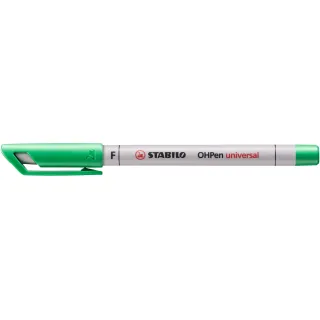 STABILO Stylo à feuilles OHPen Universal F, 0.7 mm, Vert