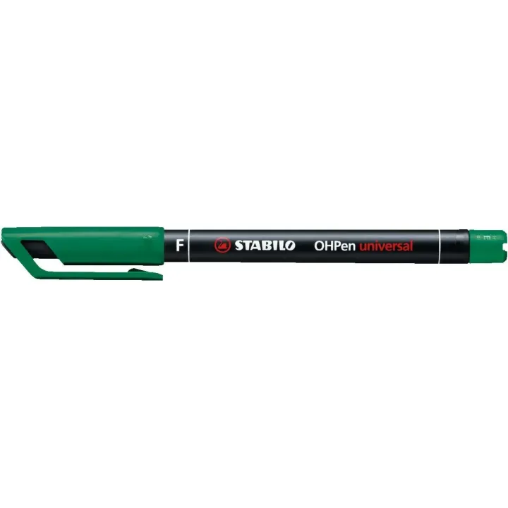 STABILO Stylo à feuilles OHPen universal F Permanent, Vert