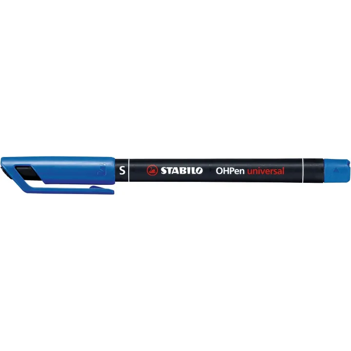 STABILO Stylo à feuilles OHPen universel 0.4 mm Superfin, bleu