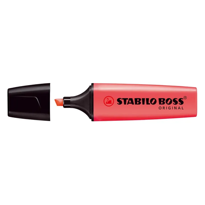 STABILO Surligneur Boss Original Rouge