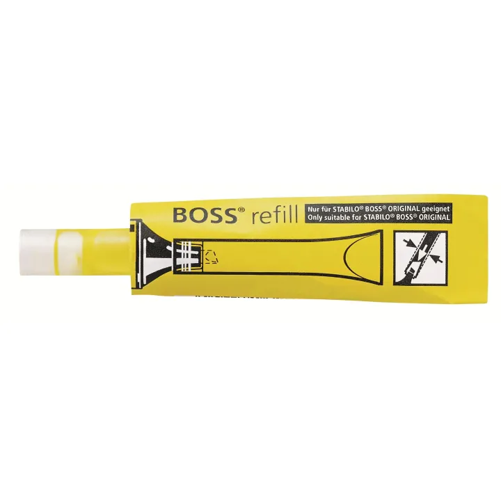 STABILO Surligneur Boss Refill Jaune fluo