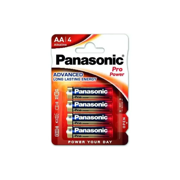 Panasonic Pile Pro Power AA-Alcaline 4 Pièce-s