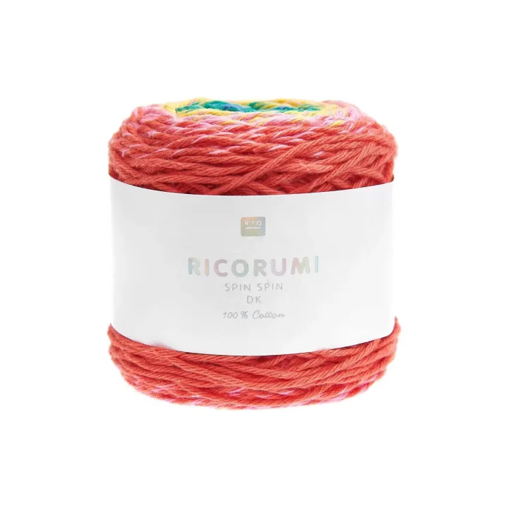 Rico Design Laine Ricorumi Spin Spin 50 g, Classic Rainbow