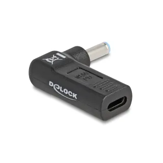 Delock Adaptateur USB-C vers HP 4.5 x 3.0 mm angulé à 90°