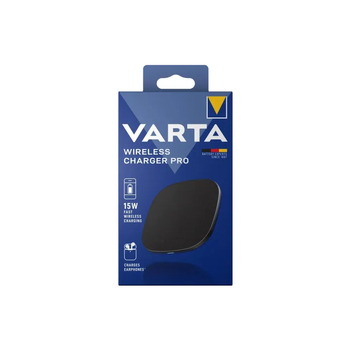 Varta Chargeur sans fil Pro 15 W Noir