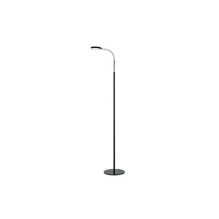 Markslöjd Lampe sur pied Flex, 3000K, 5W, noir-chrome
