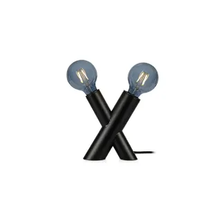 Markslöjd Lampe de bureau Simul, E27+E14, max. 40W, noir