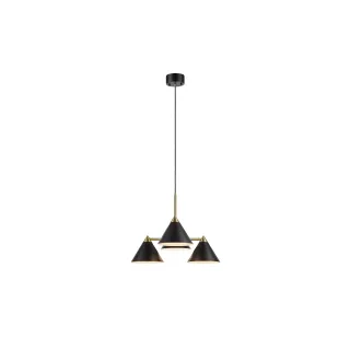 Markslöjd Lampe suspendue Klint, 4 x E14, max. 40W, noir-antique