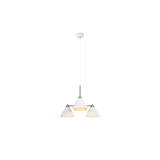 Markslöjd Lampe suspendue Klint, 4 x E14, max. 40W, blanc-acier