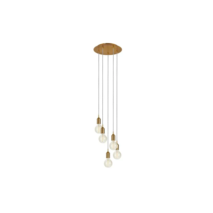 Markslöjd Lampe suspendue Le Bronx, 5 x E27, max. 60W, bronze